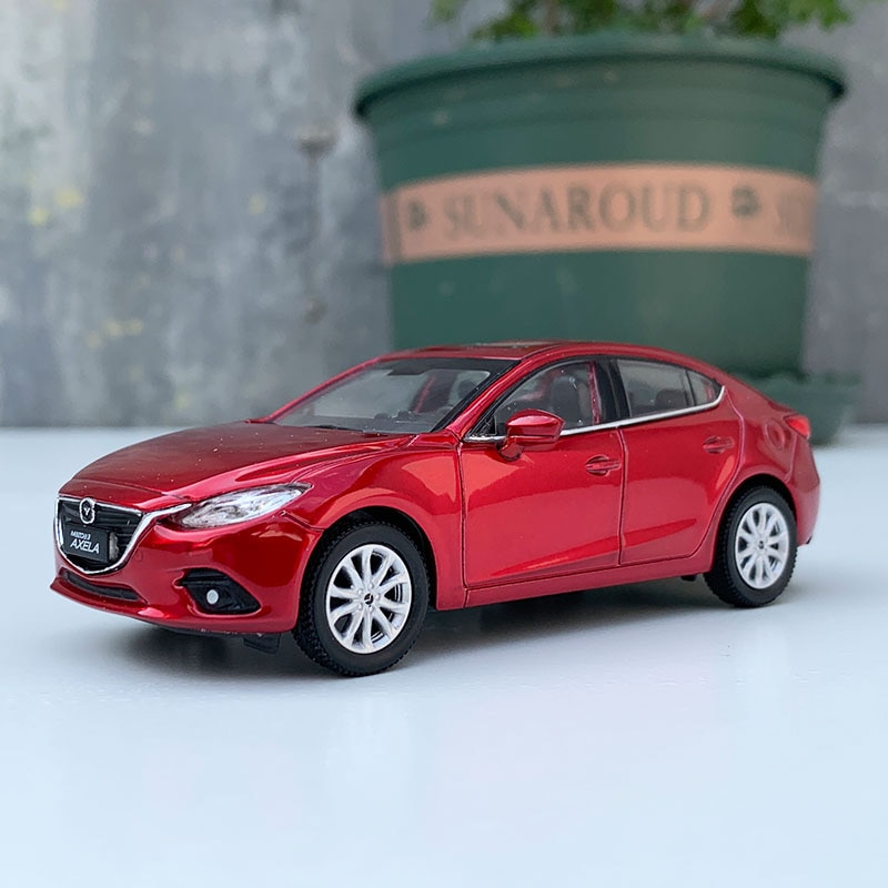 赤: 2022 新しい 1:43 マツダ Mazda3 アクセラ 合金 車模型 ダイ