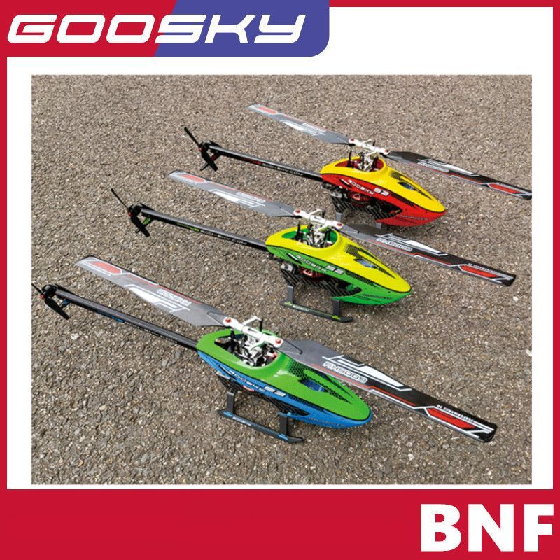 GOOSKY S2 BNF 3D RC ヘリコプター 6CHフライバーレスデュアル