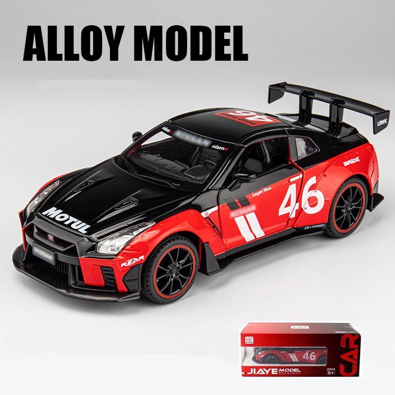 1/24 アロイ ダイキャスト 日産 GTRモデル シミュレーション サウンド