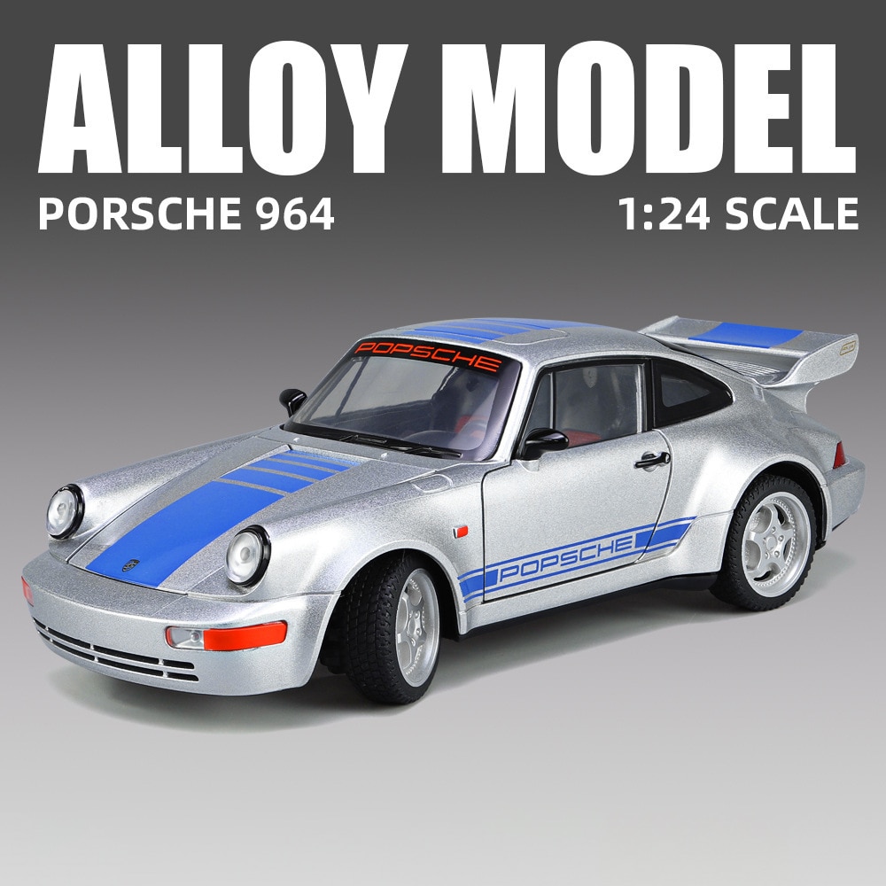 1:24 ポルシェ 964 カレラ RS 911 合金 車ダイキャスト & モデル音と光